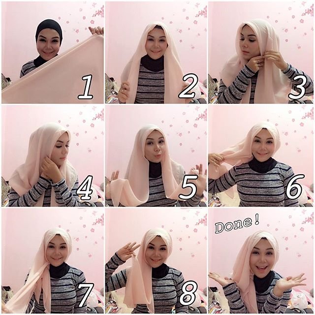 Detail Desain Jilbab Segi Empat Nomer 19