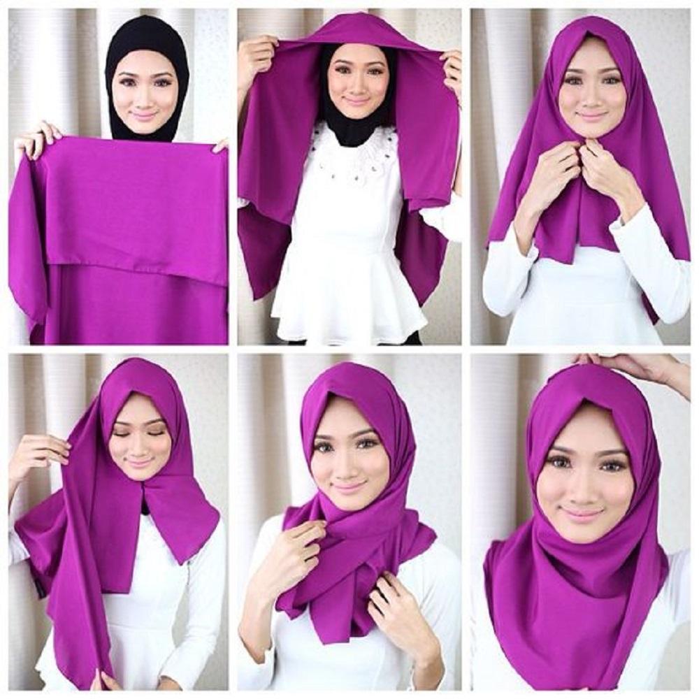 Detail Desain Jilbab Segi Empat Nomer 31