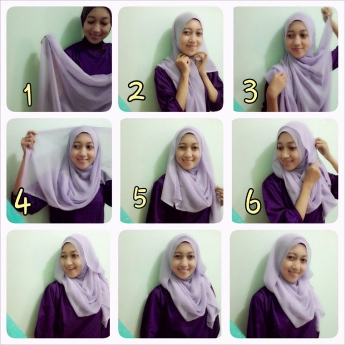 Detail Desain Jilbab Segi Empat Nomer 52