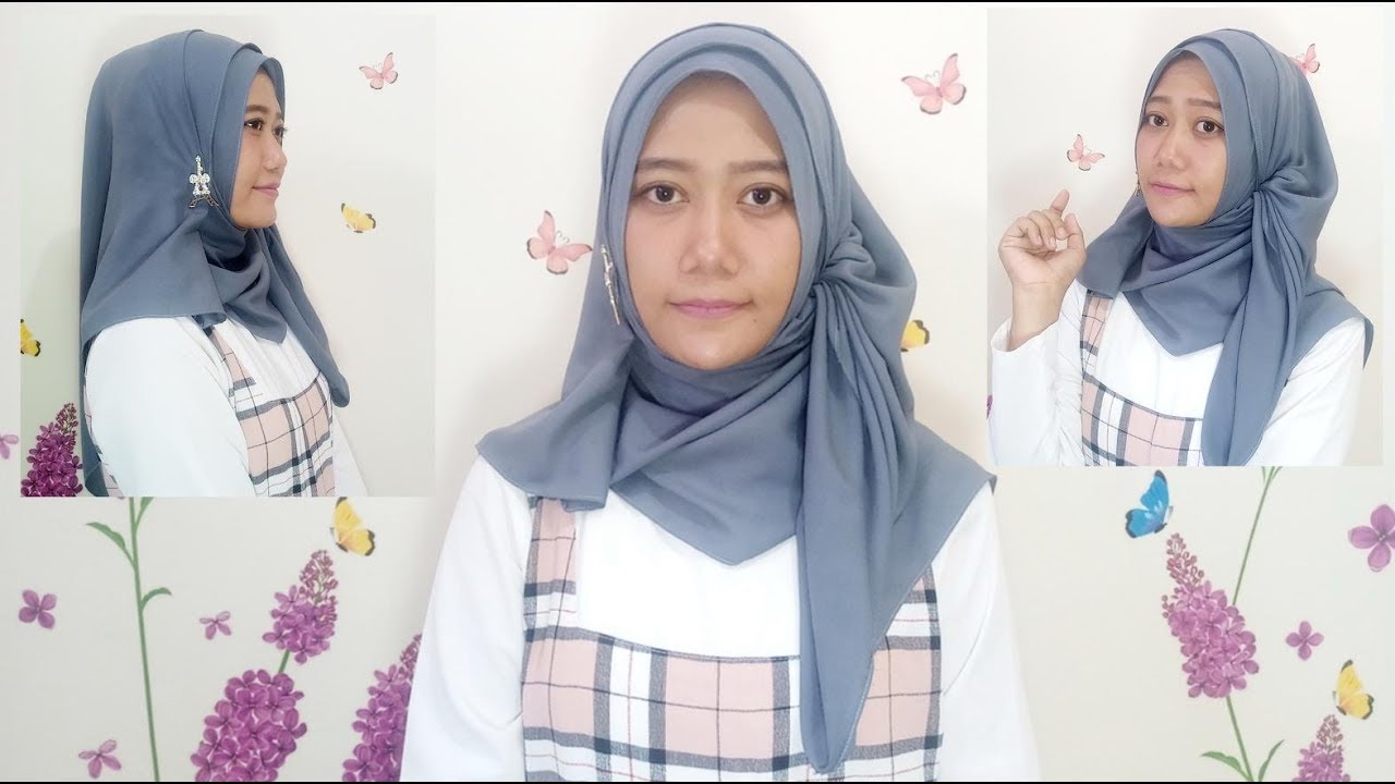 Detail Desain Jilbab Segi Empat Nomer 55