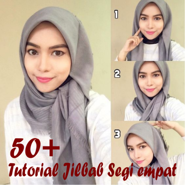 Detail Desain Jilbab Segi Empat Nomer 7