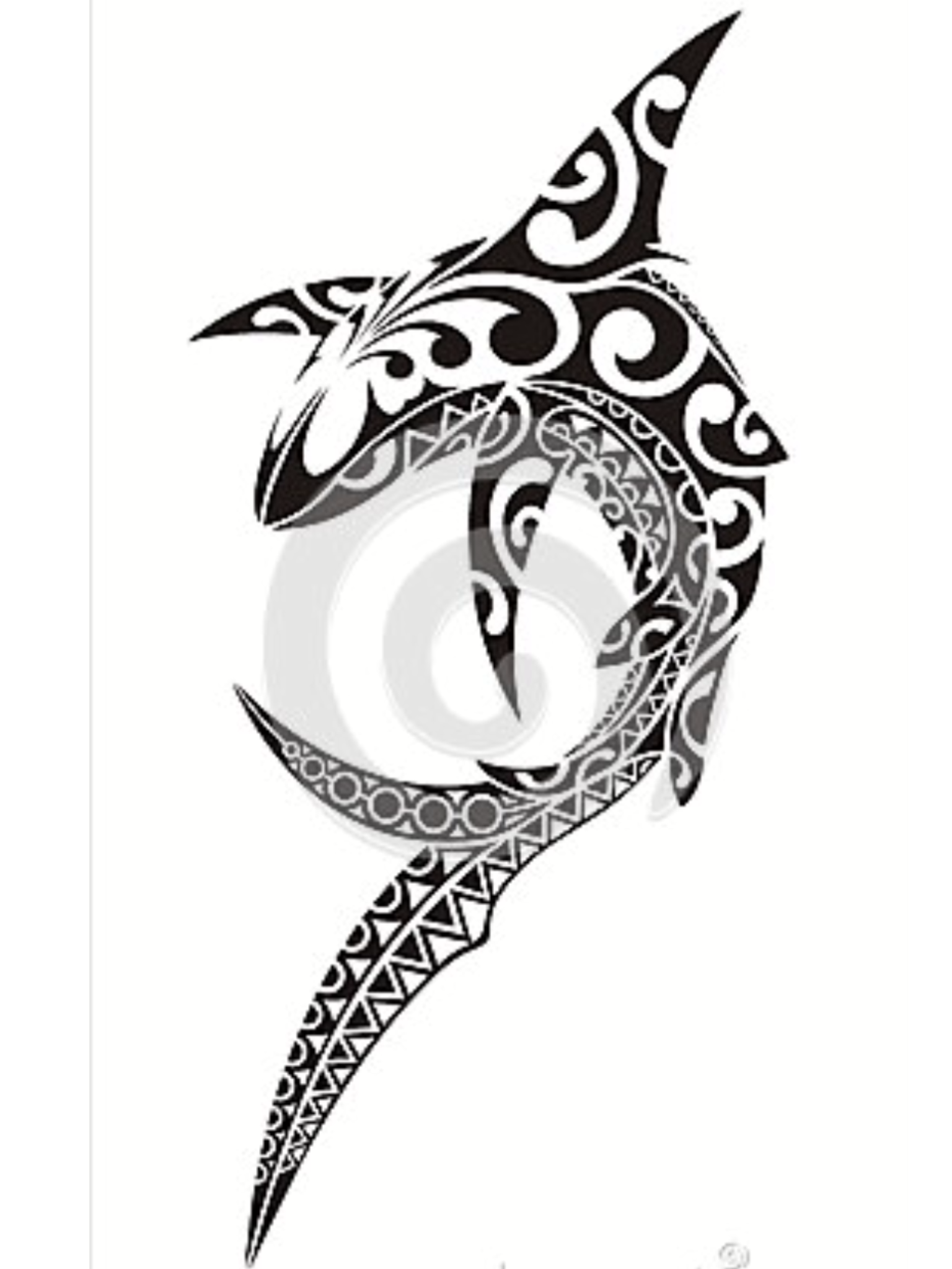 Detail Maori Hai Tattoo Nomer 18