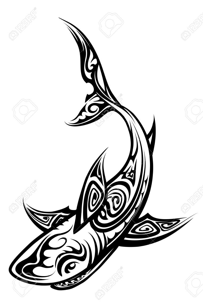 Detail Maori Hai Tattoo Nomer 3