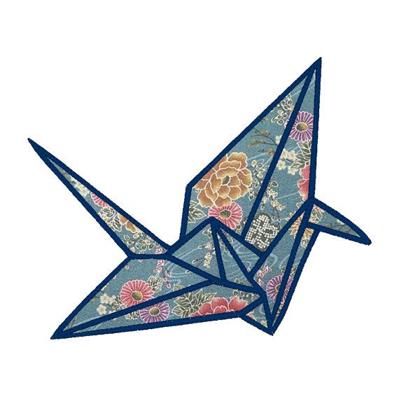 Detail Origami Fliegender Vogel Nomer 8