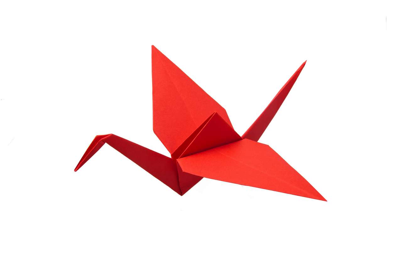Detail Origami Fliegender Vogel Nomer 9