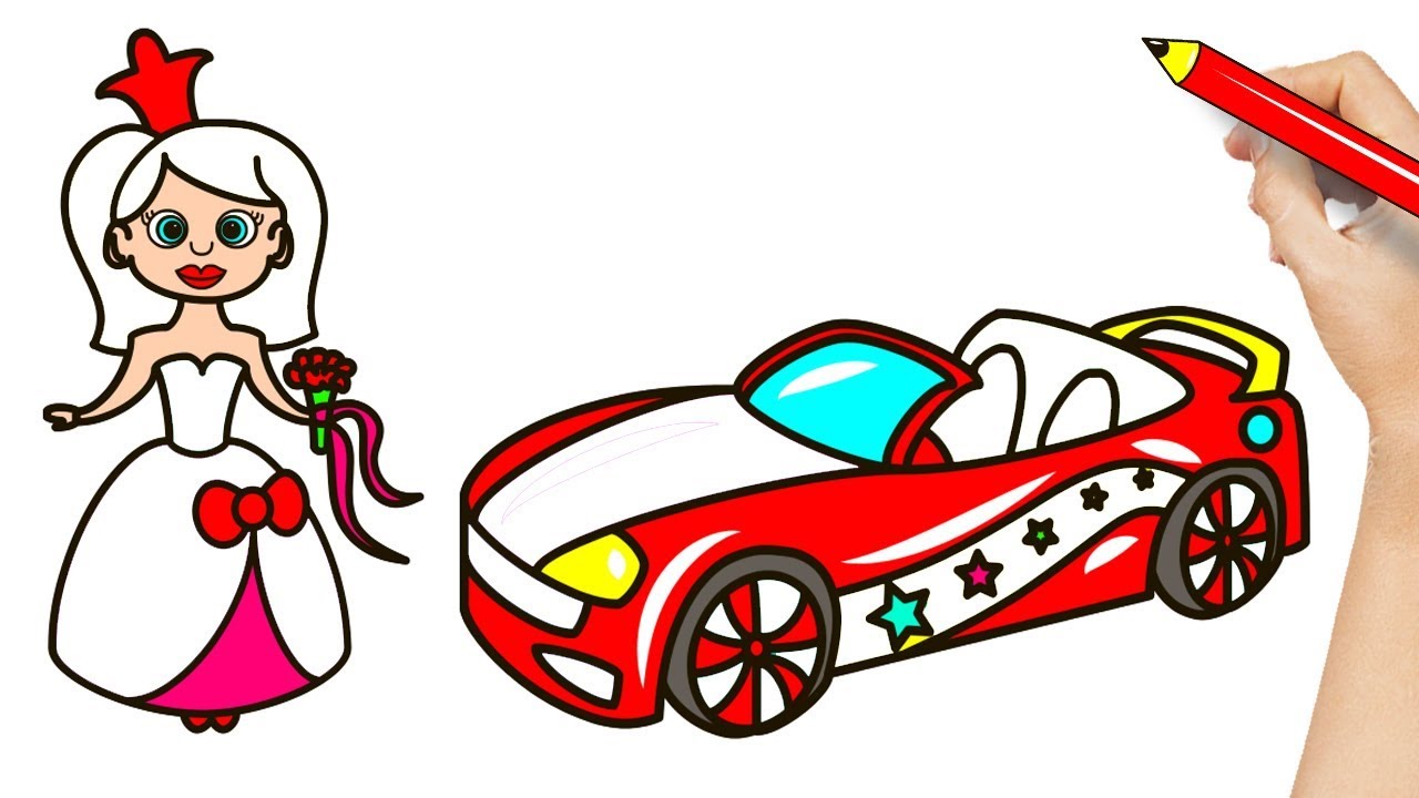 Detail Princess Car Drawing Nomer 5
