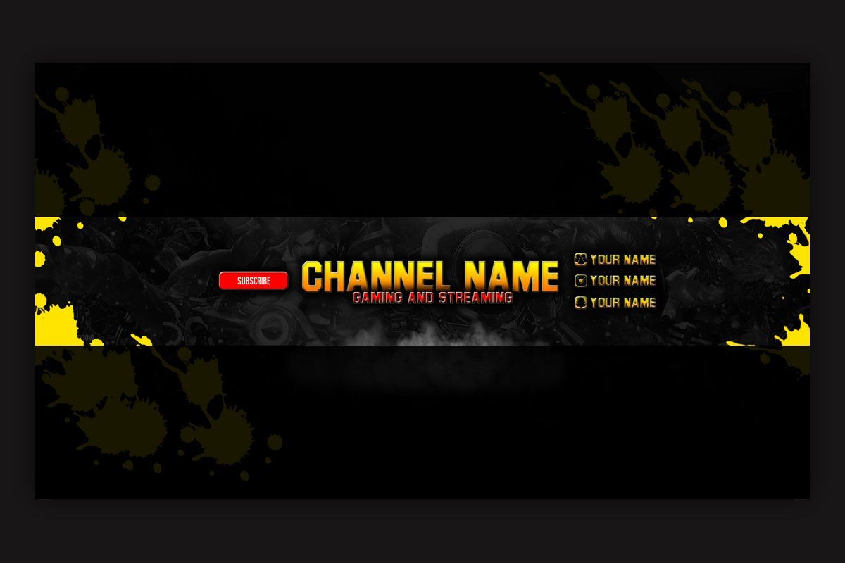 Detail Header Channel Youtube Gaming Nomer 11