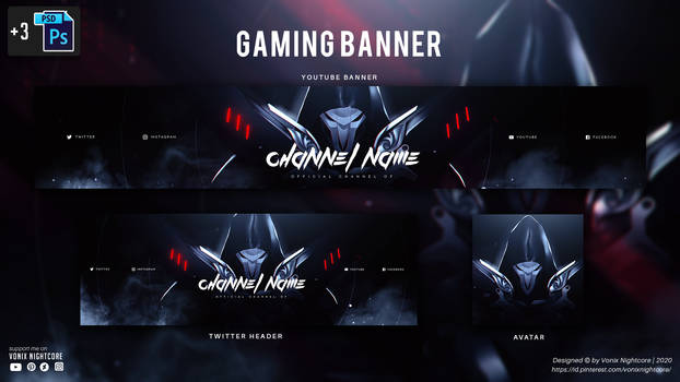 Detail Header Channel Youtube Gaming Nomer 23