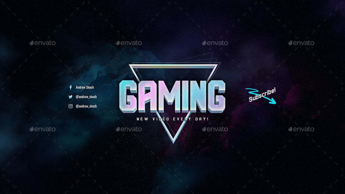 Detail Header Channel Youtube Gaming Nomer 5