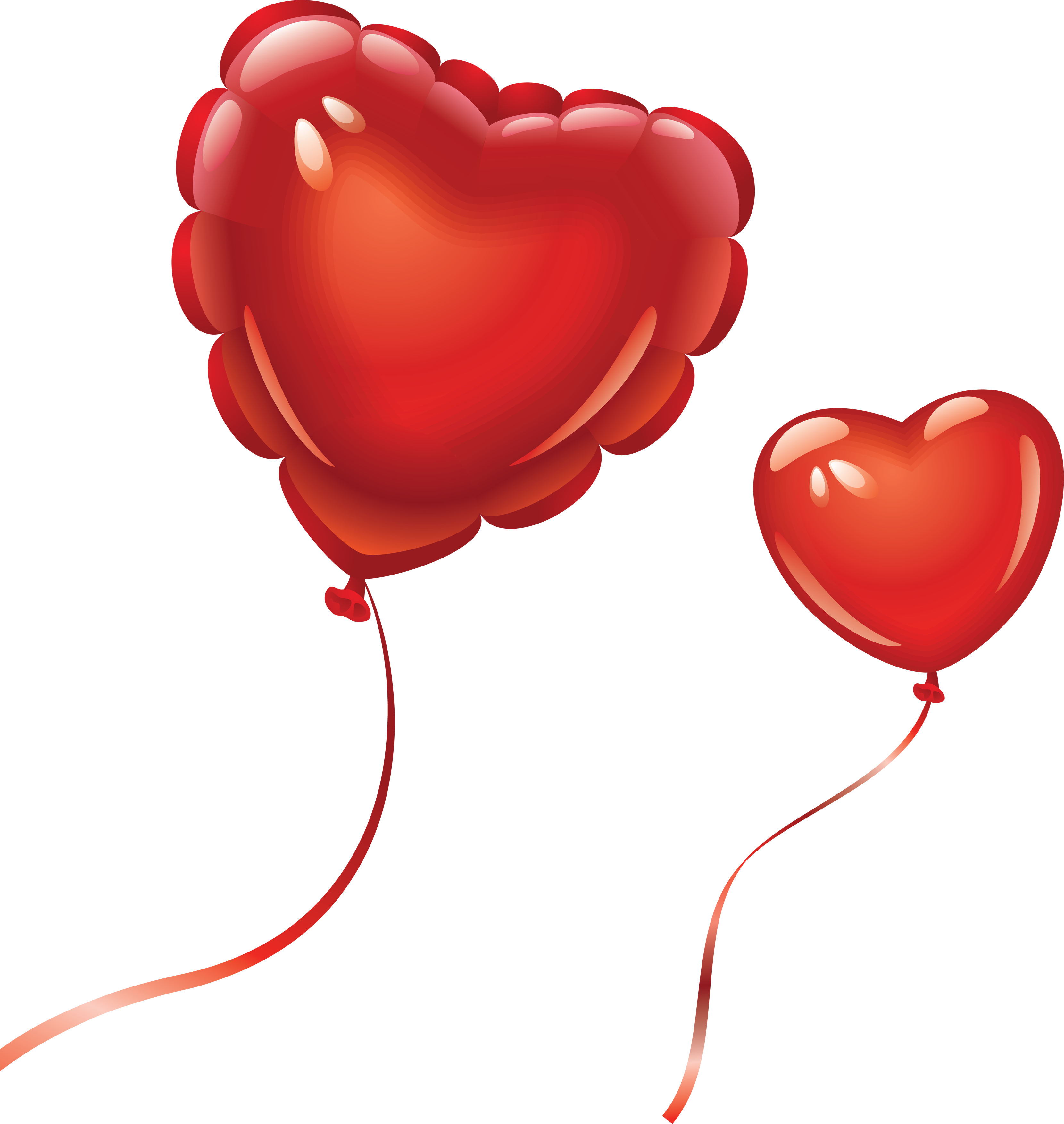 Detail Heart Balloons Png Nomer 15