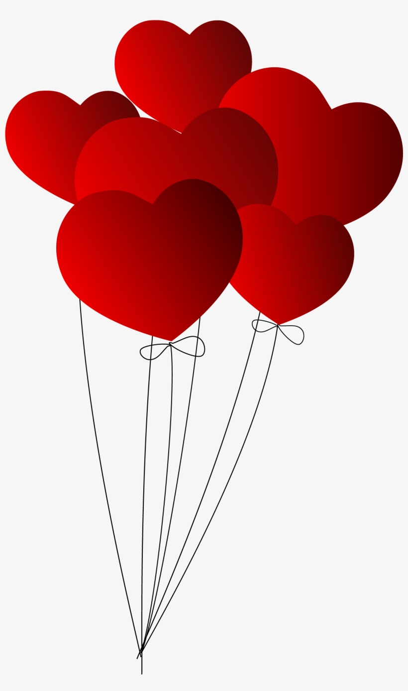 Detail Heart Balloons Png Nomer 19