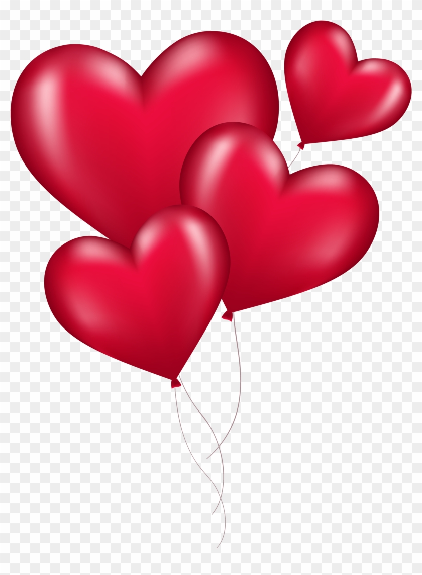 Detail Heart Balloons Png Nomer 34