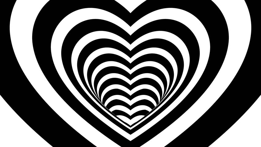 Detail Heart Black And White Nomer 47