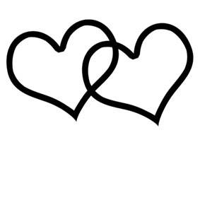 Detail Heart Clipart Black And White Nomer 48