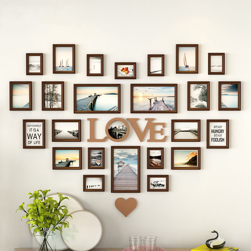 Detail Heart Design Pictures On Wall Nomer 13