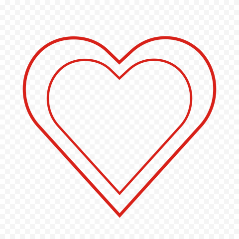 Detail Heart Outline Nomer 43