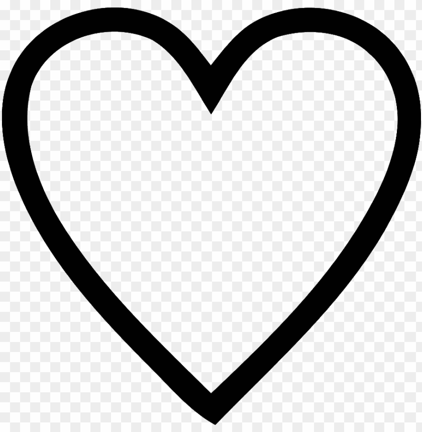 Detail Heart Outline Png Nomer 5