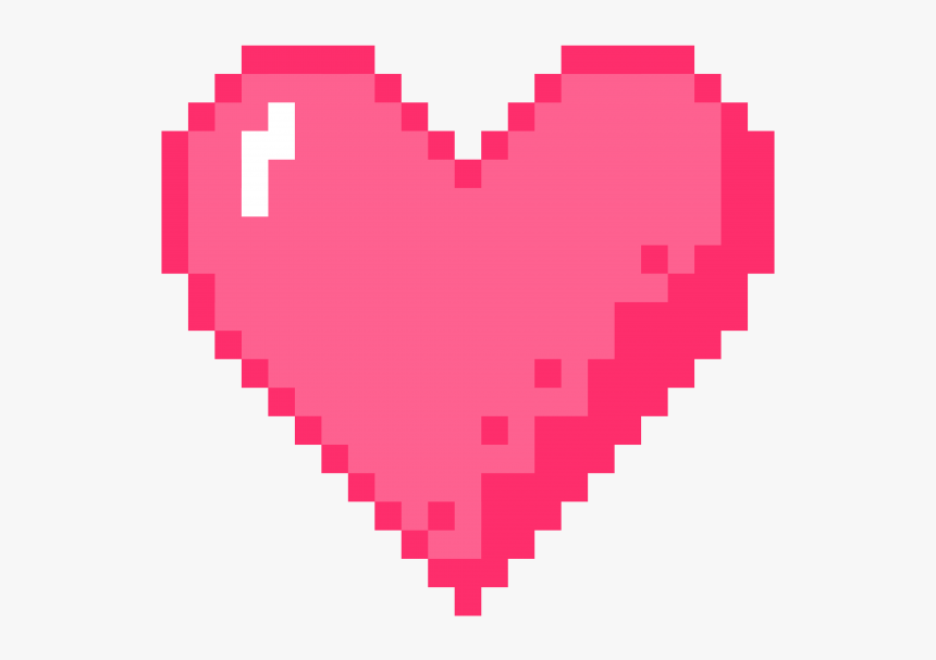 Detail Heart Pixel Png Nomer 12