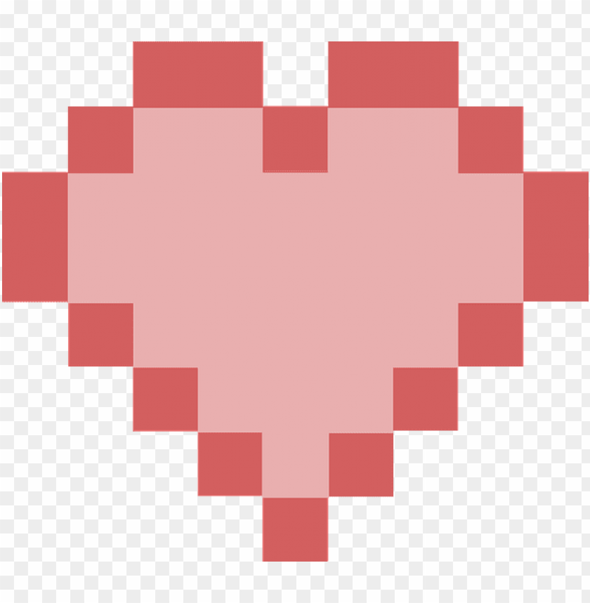 Detail Heart Pixel Png Nomer 20