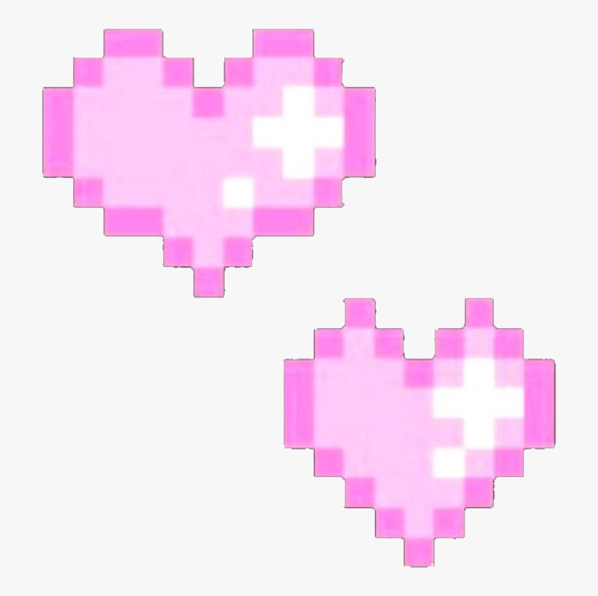 Detail Heart Pixel Png Nomer 21