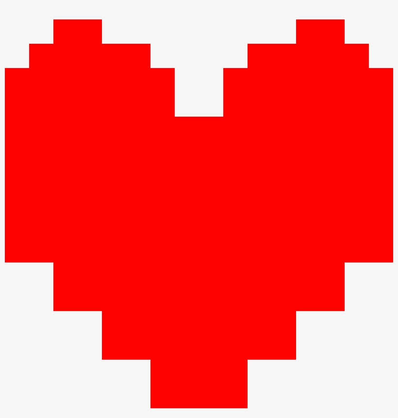 Detail Heart Pixel Png Nomer 25