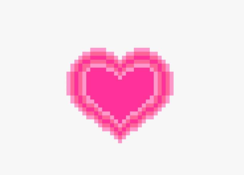 Detail Heart Pixel Png Nomer 39