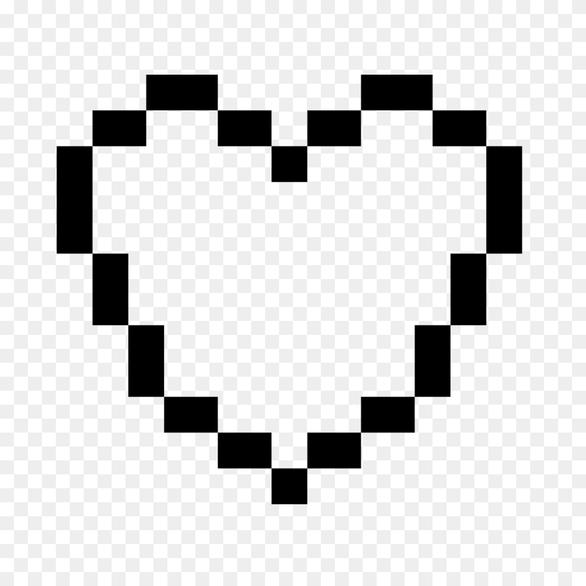 Detail Heart Pixel Png Nomer 41