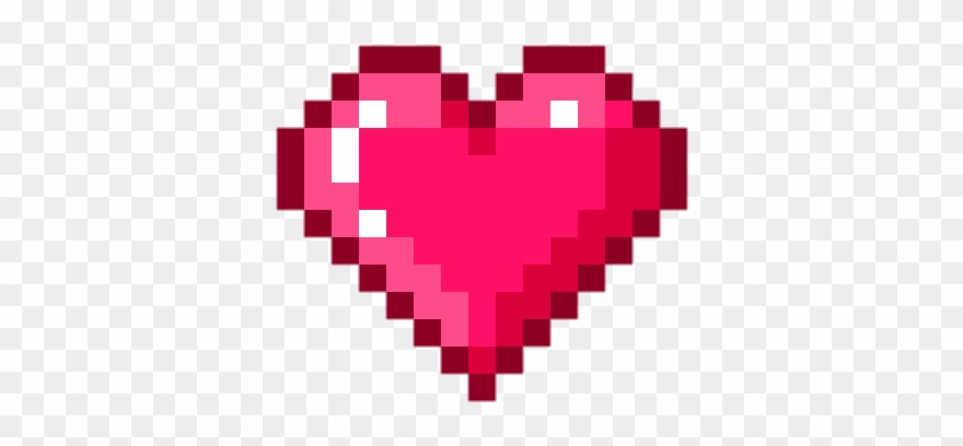 Detail Heart Pixel Png Nomer 7