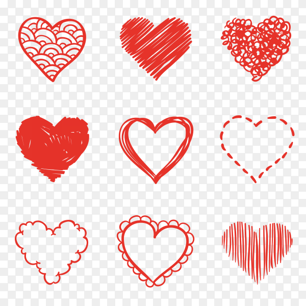 Detail Heart Png Vector Nomer 28