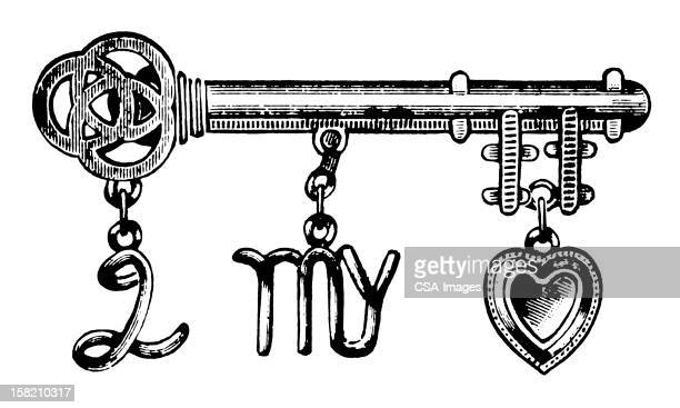 Detail Heart Skeleton Key Clipart Nomer 37