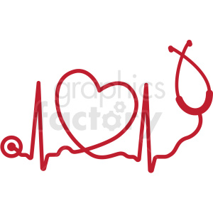 Detail Heart Stethoscope Clipart Free Nomer 23
