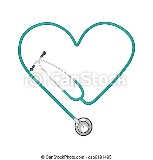 Detail Heart Stethoscope Clipart Free Nomer 40