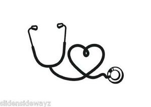 Detail Heart Stethoscope Sticker Nomer 7