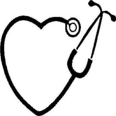 Detail Heart Stethoscope Sticker Nomer 8