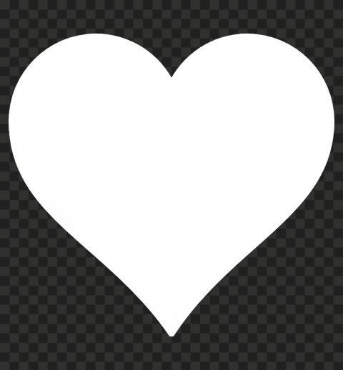 Heart White Png - KibrisPDR