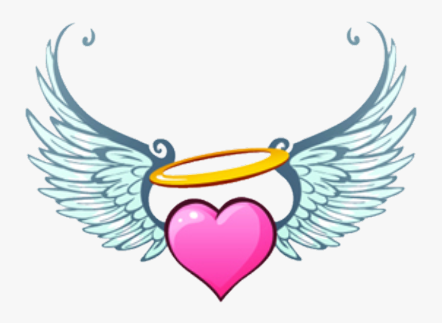 Detail Heart With Angel Wings Clipart Nomer 2