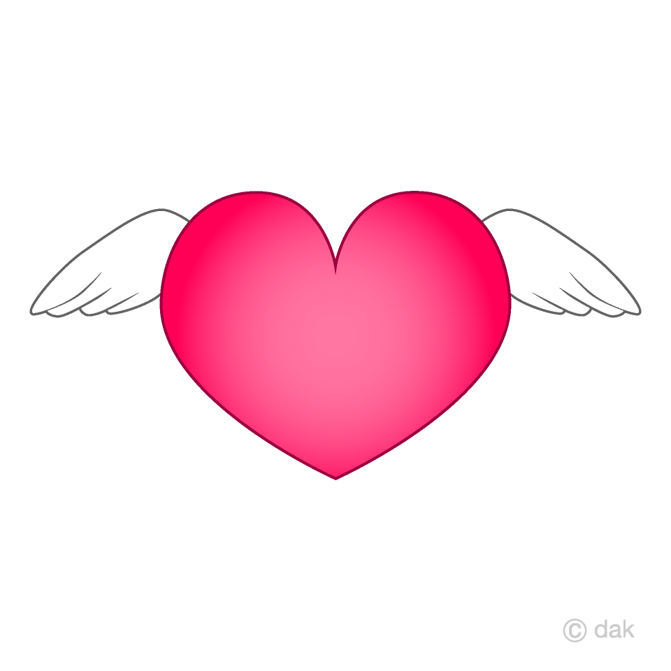 Detail Heart With Angel Wings Clipart Nomer 21