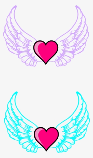 Detail Heart With Angel Wings Clipart Nomer 39