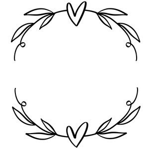 Detail Heart Wreath Clipart Nomer 2