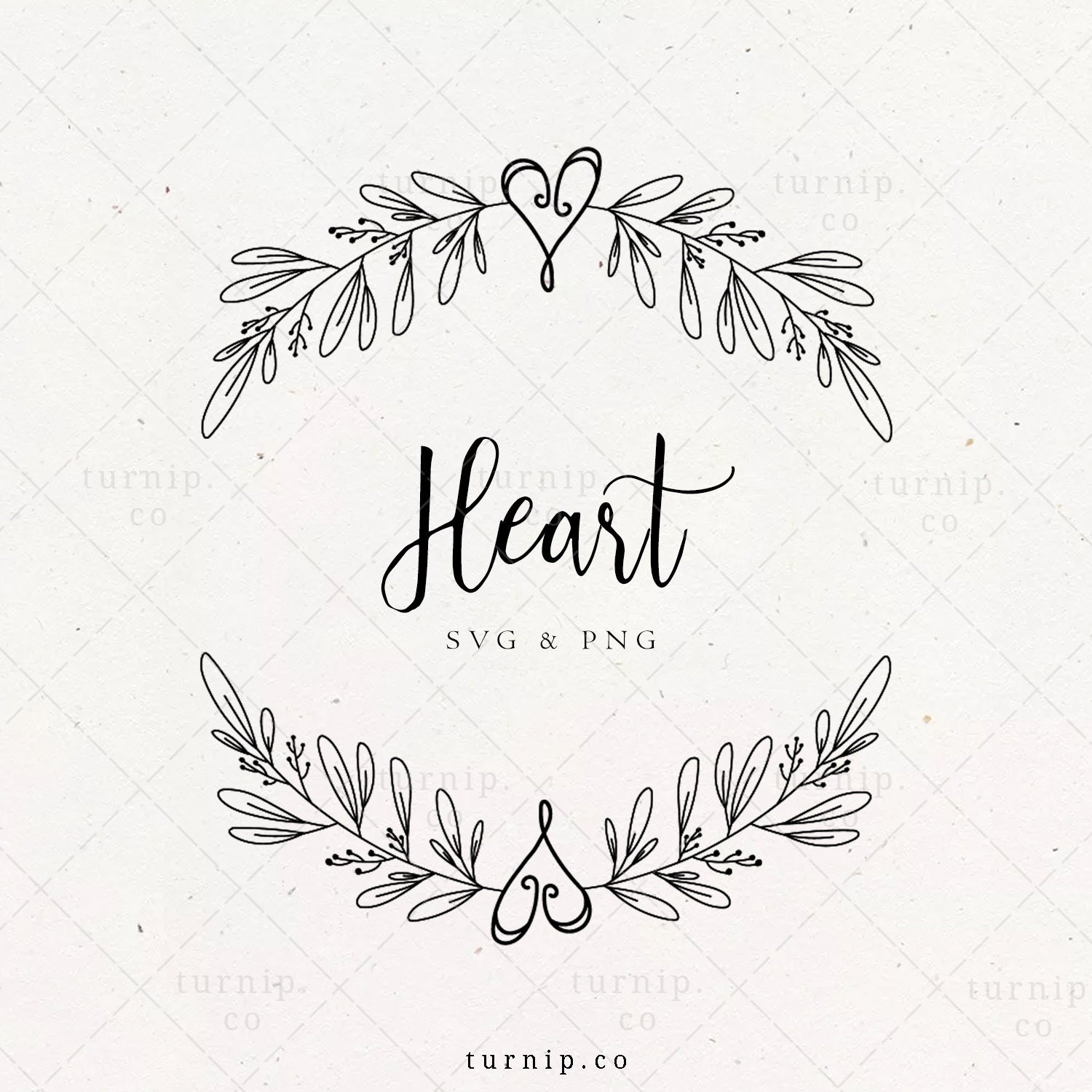 Detail Heart Wreath Clipart Nomer 15