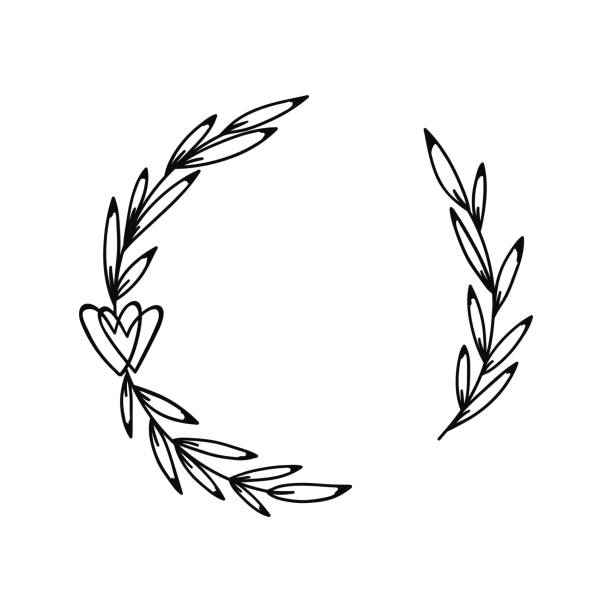 Detail Heart Wreath Clipart Nomer 29