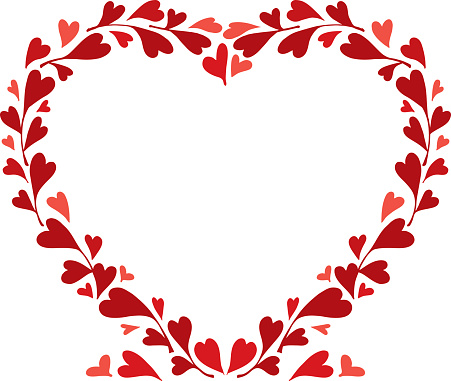 Detail Heart Wreath Clipart Nomer 51