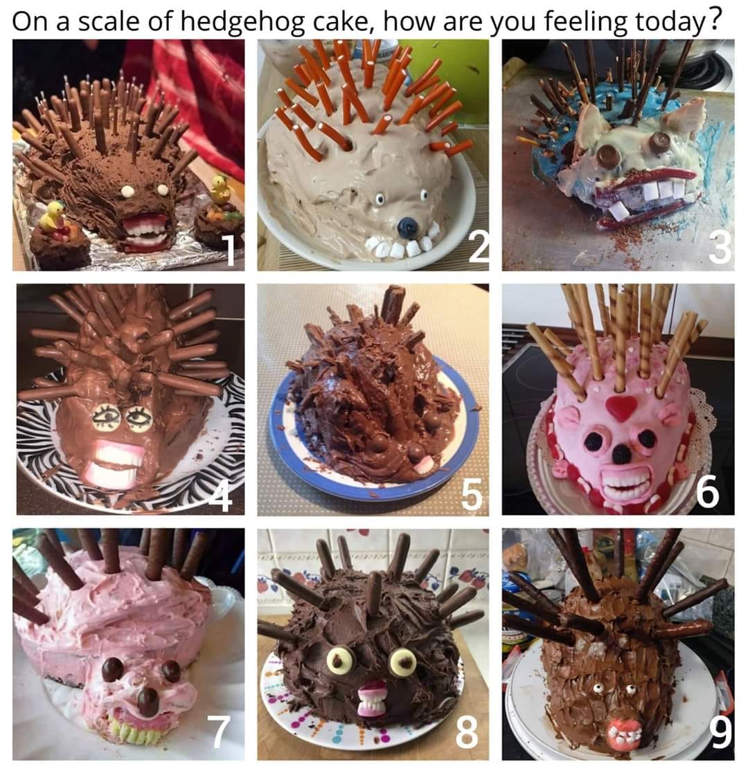 Detail Hedgehog Cake Scale Nomer 2