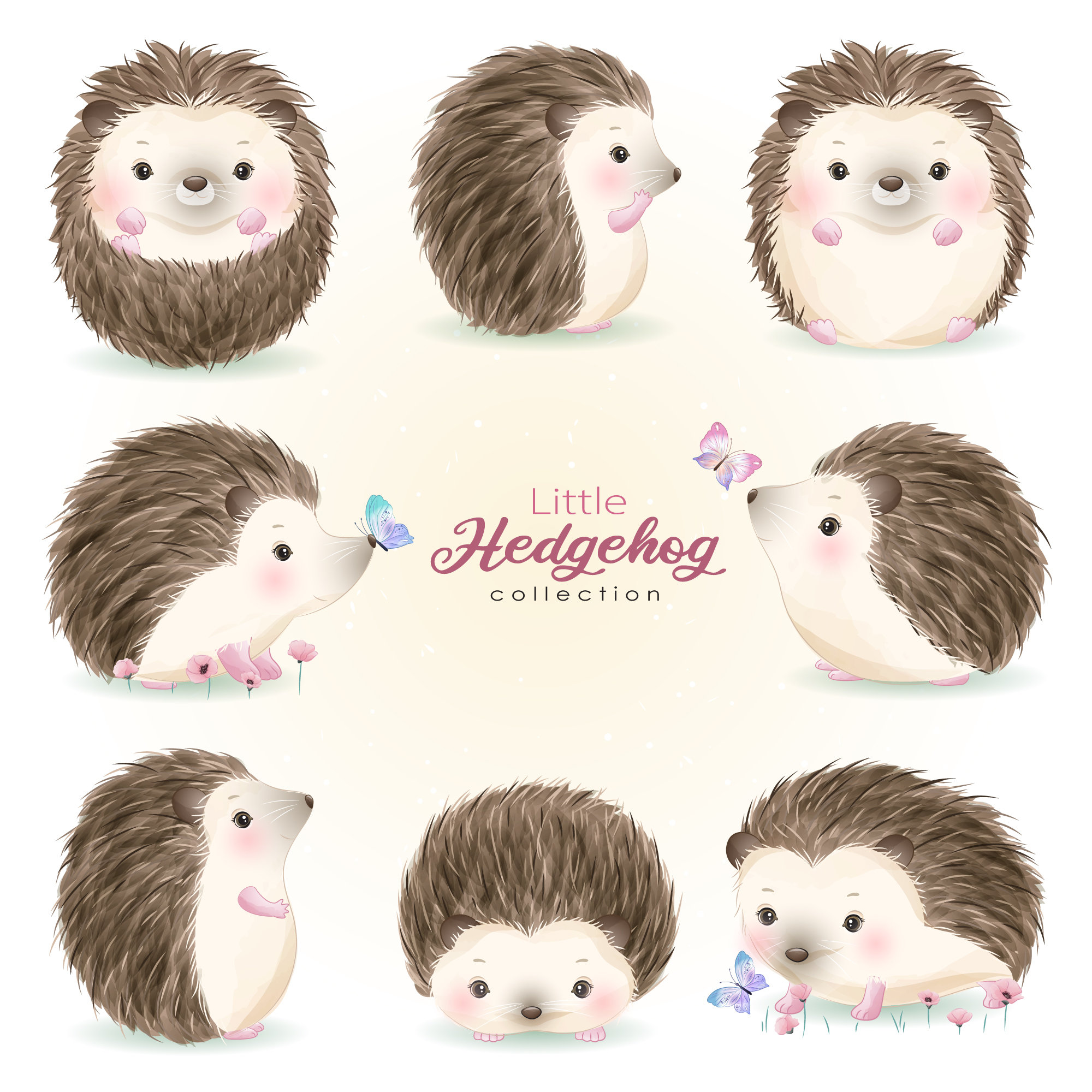 Detail Hedgehog Clipart Nomer 15