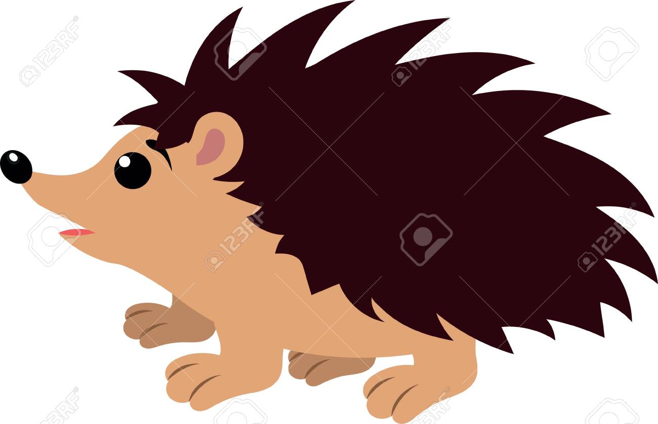 Detail Hedgehog Clipart Nomer 30