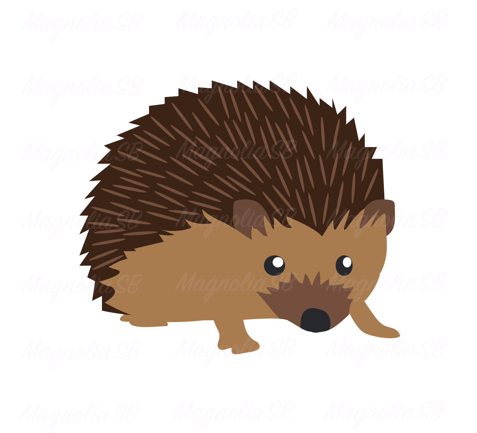 Detail Hedgehog Clipart Nomer 6
