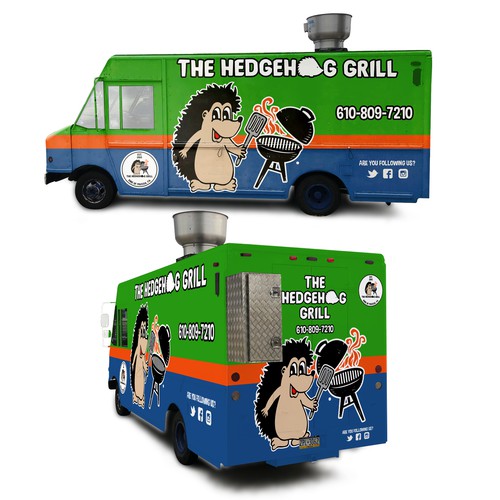 Detail Hedgehog Grill Food Truck Nomer 19