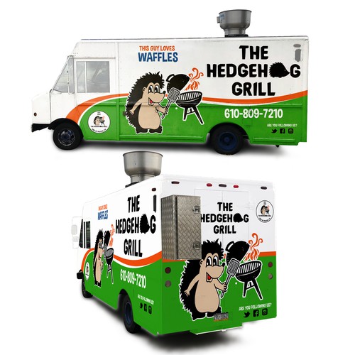 Detail Hedgehog Grill Food Truck Nomer 30