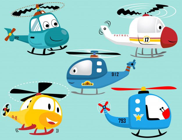 Detail Helicopter Clipart Nomer 16