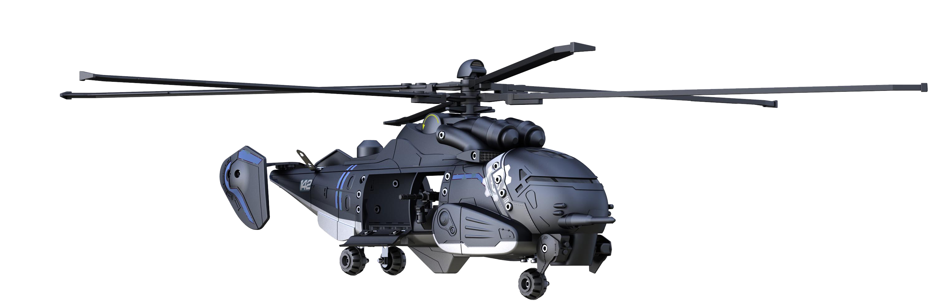 Detail Helicopter Transparent Nomer 15